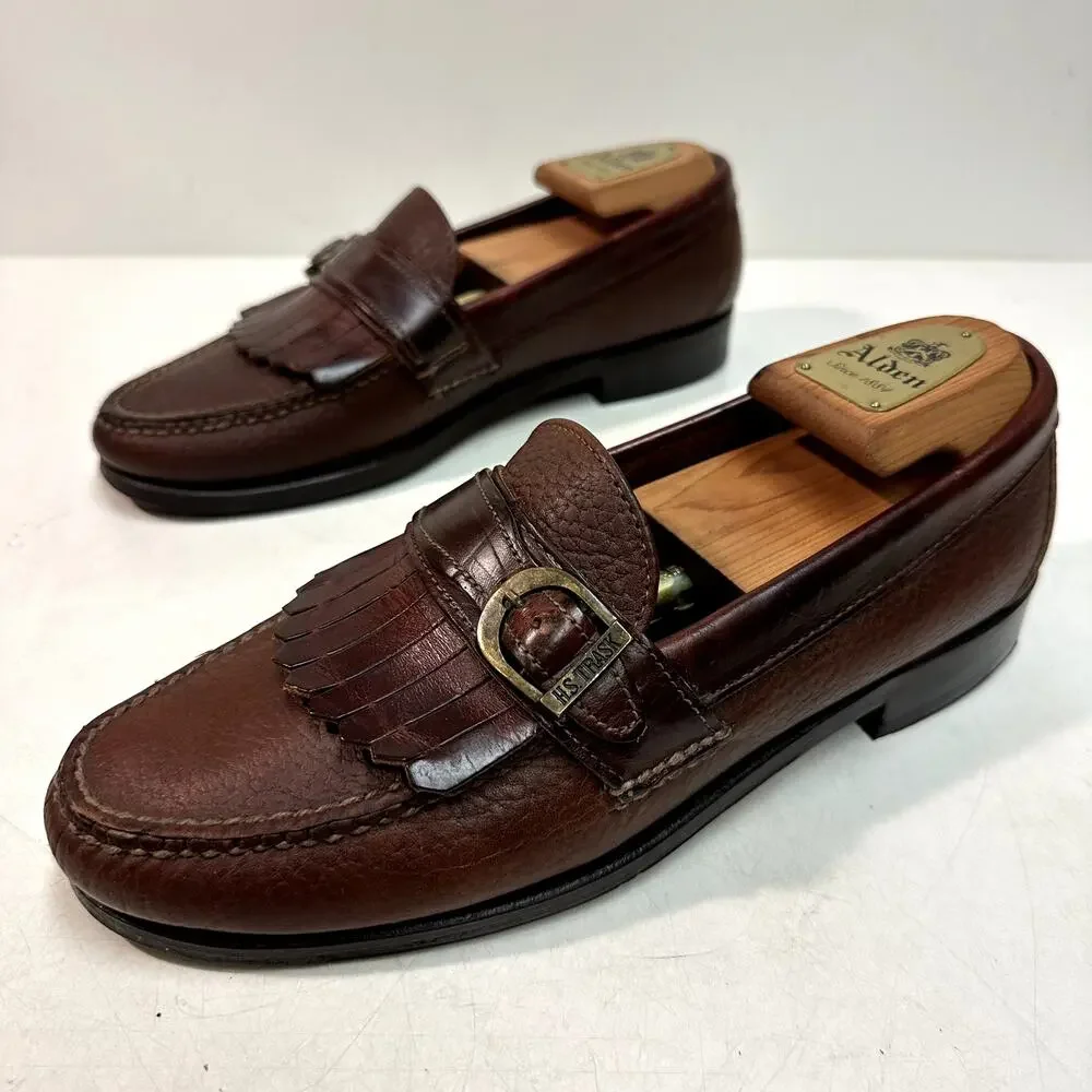 NEW HEELS Rancourt & Co. x H. S. Trask Buckle Loafer Brown Made in USA 9 D
